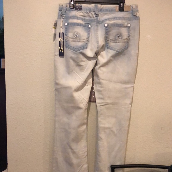 Seven7 jeans. Light denim wash. Size 14 slim boot. - Picture 2 of 5